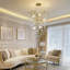 Lustre moderne en cristal 6 lumières-298148680