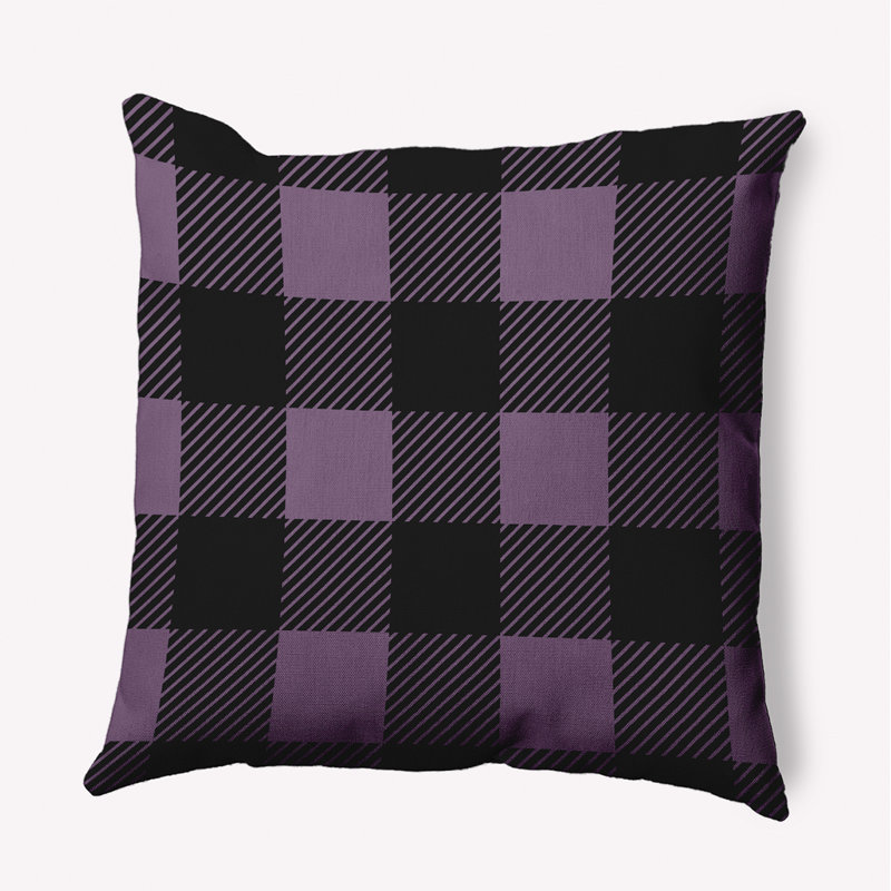 Buffalo Plaid Accent Pillow, 20" x 20", Larkspur