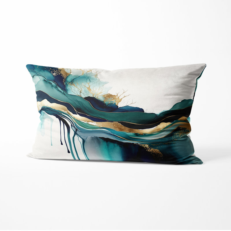 Coussin décoratif Abstract Abstract, H 12 po x l 20 po