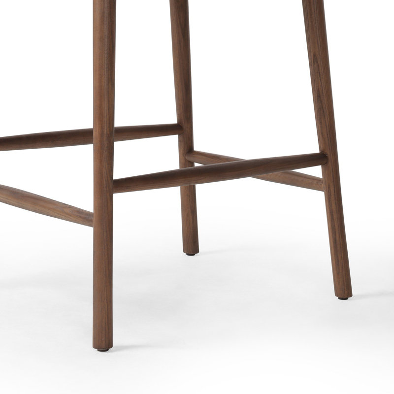 Colter Stool-Antwerp Natural-Counter, Chaps Saddle, Dark Brown