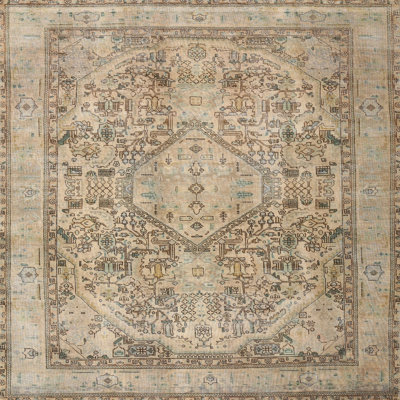 Tapis traditionnel gris / noir Dajane