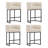 Modern Upholstered Counter Stool with Metal Frame-124062064
