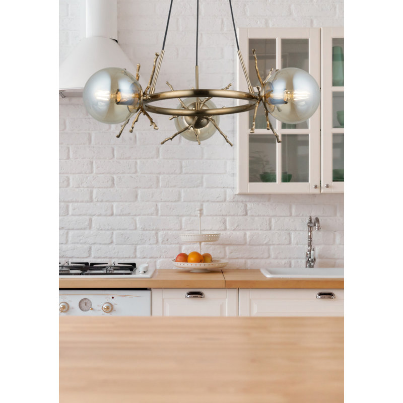 Chanquet 3 - Light Pendant, Satin Brass