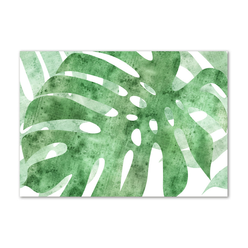 Monstera - No Frame Print on Canvas
