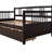 Daybed With Two Roomy Drawers - Solid Wood For A Tidy Bedroom Twin Versatile Suits Various Needs-544865630