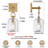 1-light Dimmable Modern Brass Wall Sconce With Bell Clear Glass-1798176308