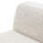 Sofa Bastion Seashell Off-White Charcoal Veneer
