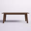 Table basse rectangulaire en bois avec pieds en caoutchouc Hilleary