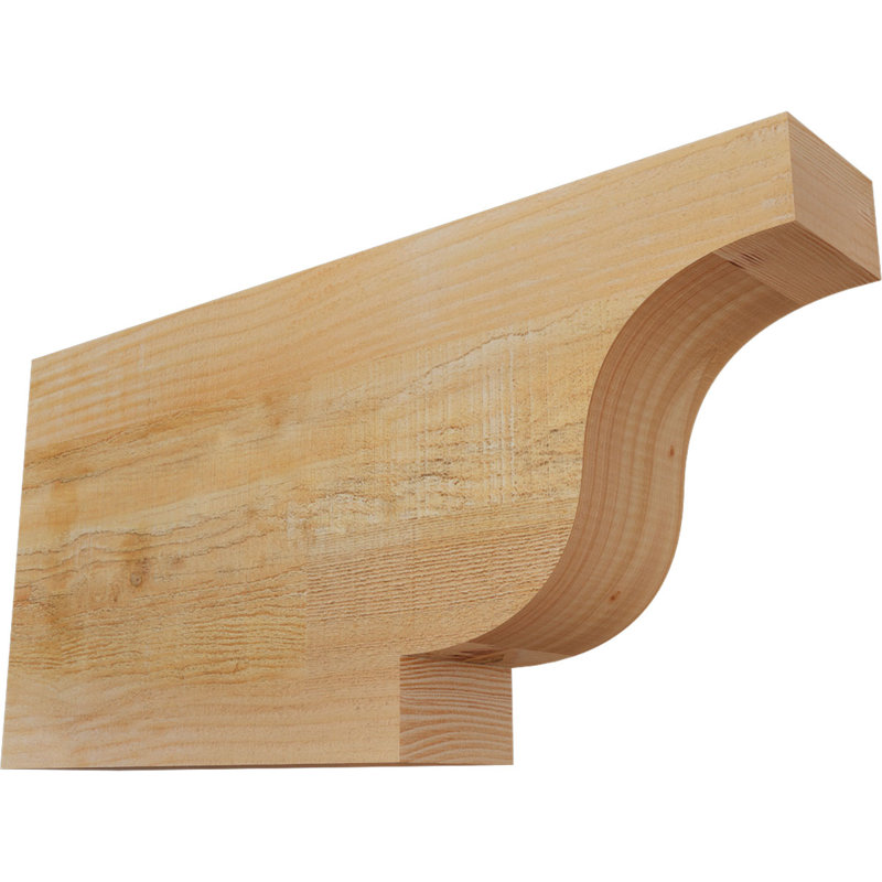 Queue de chevron Newport, Douglas, 12" H x 24" W x 4" D