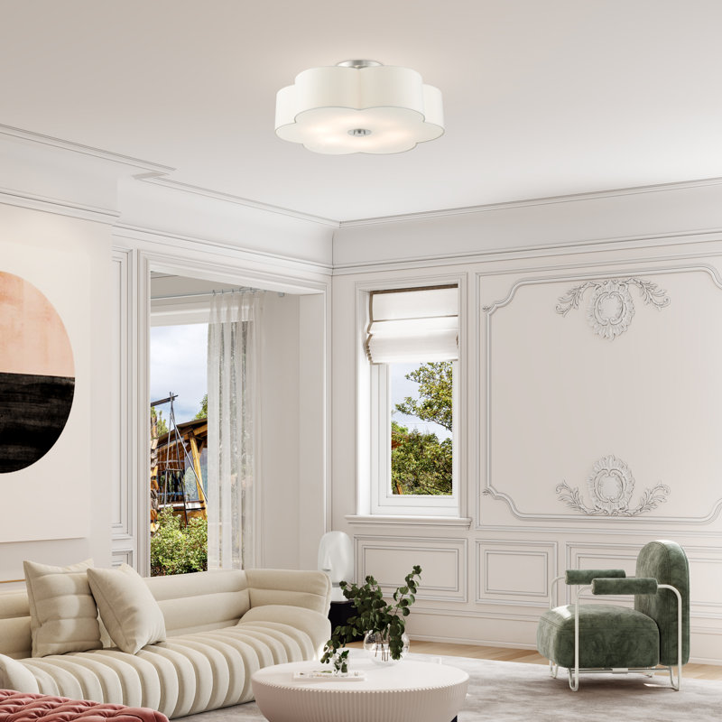 Plafonnier semi-encastré 6 lumières 28 po Chelsea