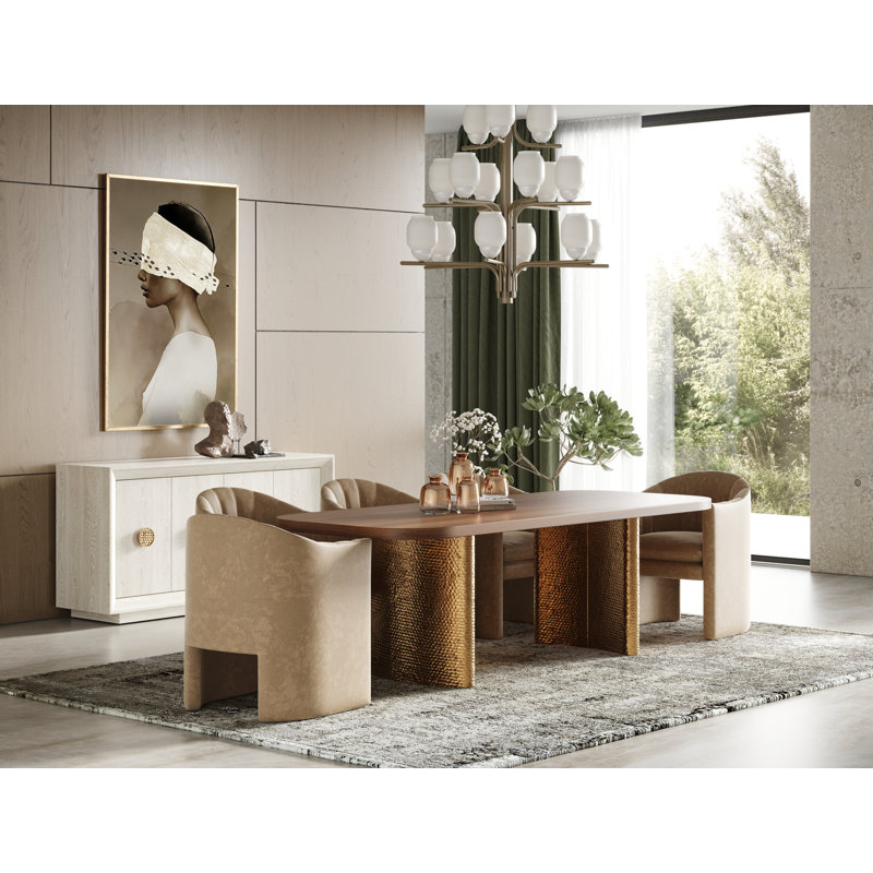 Charmont Metal Base Dining Table
