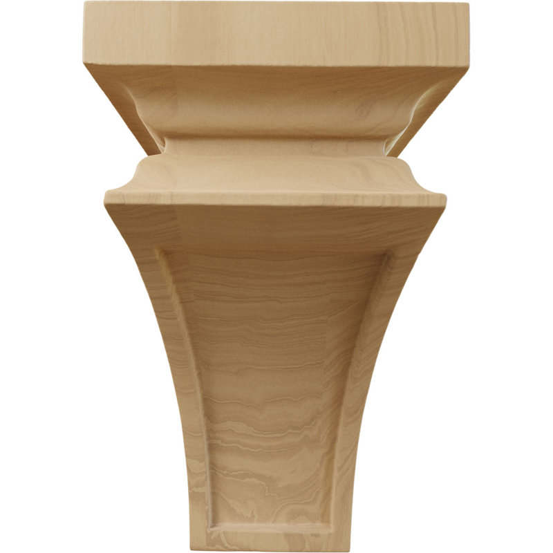 6'' H x 3.5'' W x 3.75'' D Wood Bracket / Corbel, Cerisier