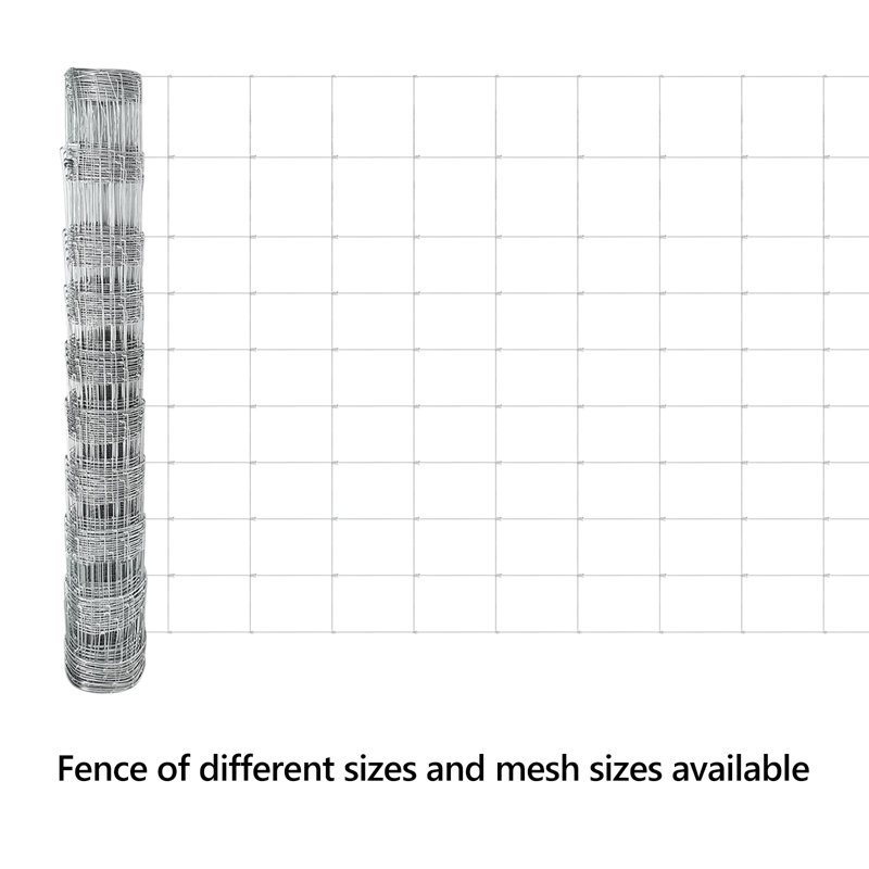 Field Fence Galvanised Steel, 100cm H x 5000cm W