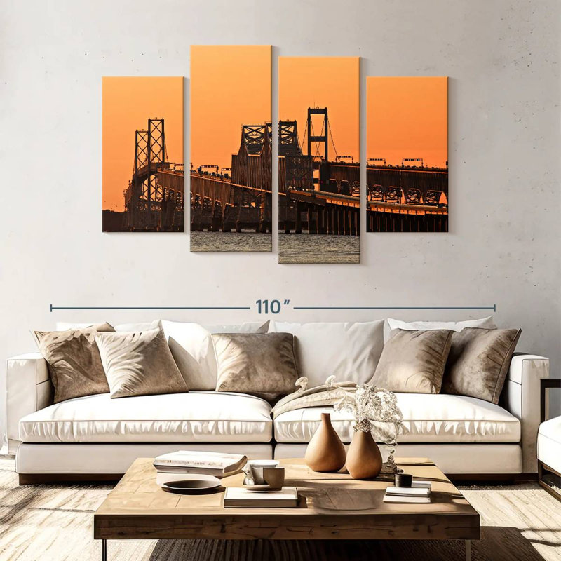Lilie Chesapeake Bay Bridge, 54" H x 84" W