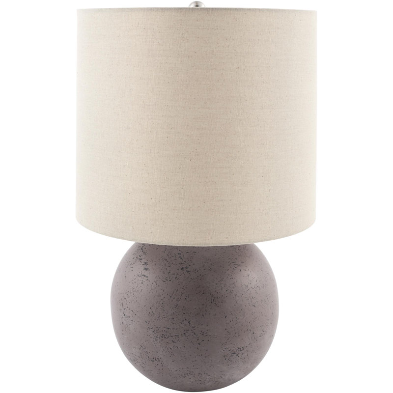 Coulson Table Lamp, Beige, Dark Brown