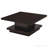 Cappuccino 2-Piece Square Coffee And End Table Set