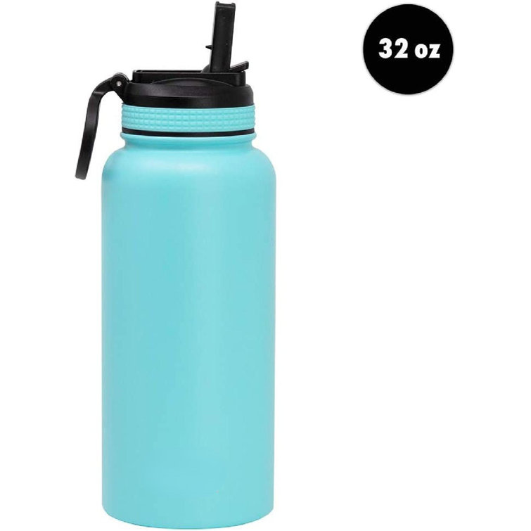 Orchids Aquae 32oz. Insulated Stainless Steel Wide Mouth Water Bottle
