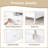 35.4" Wooden 4-Drawer Storage Dresser, Multi-Purpose Cabinet for Home Organization