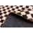 Cowhide Patchwork Brown, Ivory Rug 5'1" x 5'1"