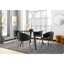 Chaise en métal et similicuir-210002443