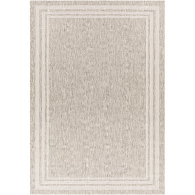 Indoor & Outdoor Traditionnal Boho Light Grey Rug