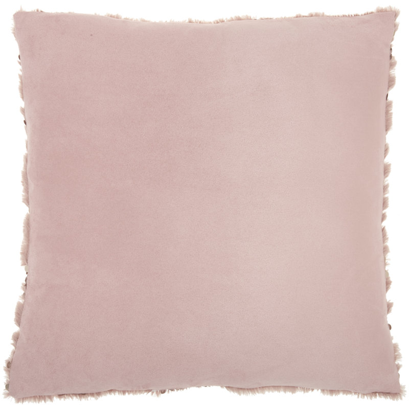 Housse de coussin carré et insert, Rosé, Carré