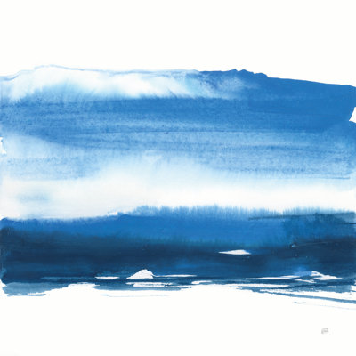 Bleu sarcelle et bleu marine I