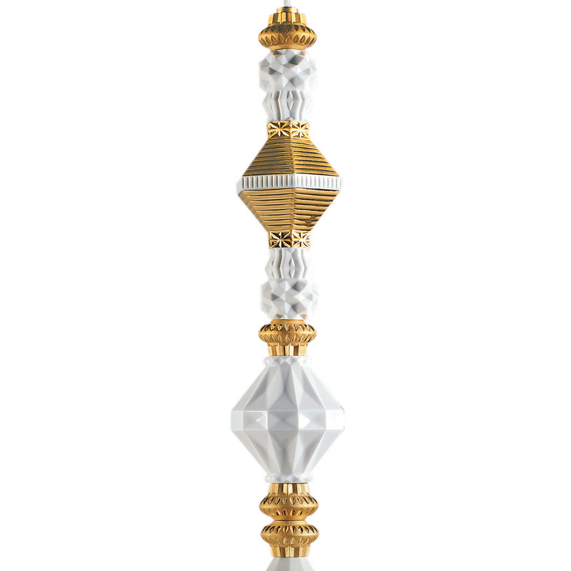 Belle de Nuit 1 - Light Single Empire Pendant, Gold