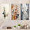 Minimalisme géométrique Wizards Collage - ensemble de 3 reproductions d'art abstrait