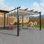 Aluminium Pergola with Retractable Roof-55991122