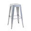 Tabourets de bar 30 po en métal, sans dossier, de 4, amovibles, faciles à assembler, conçus pour un îlot de cuisine, un bar, une salle à manger, un comptoir de fer de 30 po imperméable et robuste, espace pour assembler une charge élevée