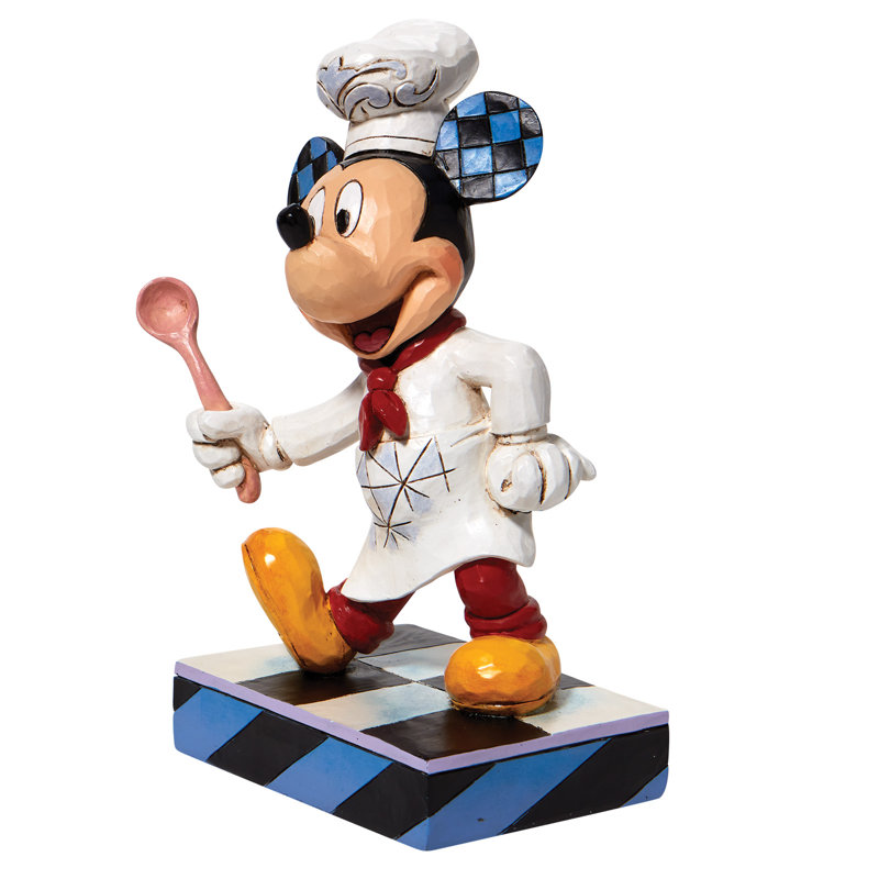 Jim Shore Disney Traditions Chef Mickey Mouse Figurine, 6 inches, Multicolor Resin