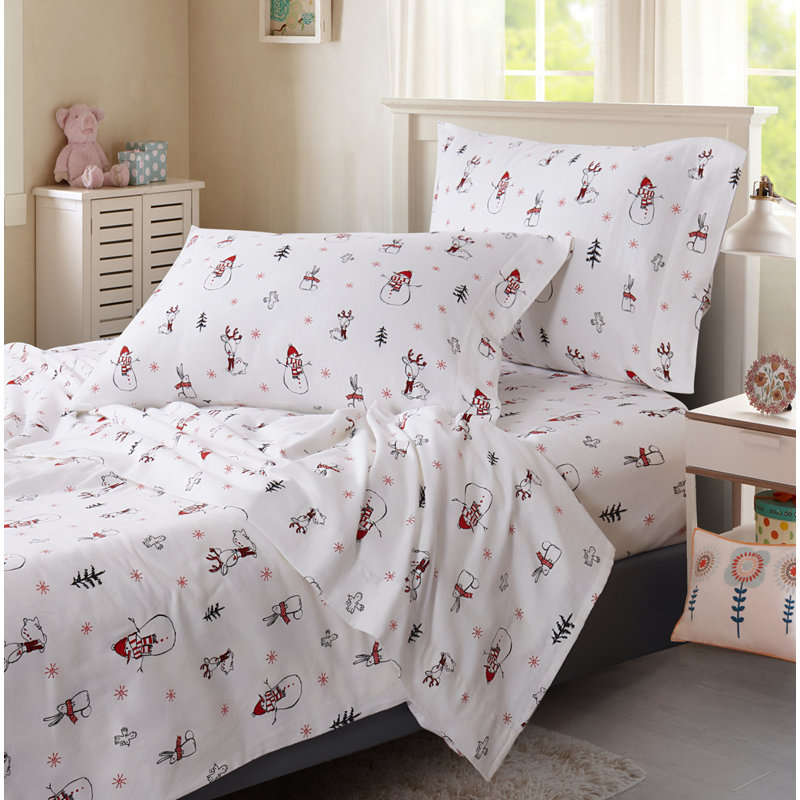 FLPRSFSS-T / D / Q / K-Parent-TO, Ensemble de draps pour lit double + drap-housse +