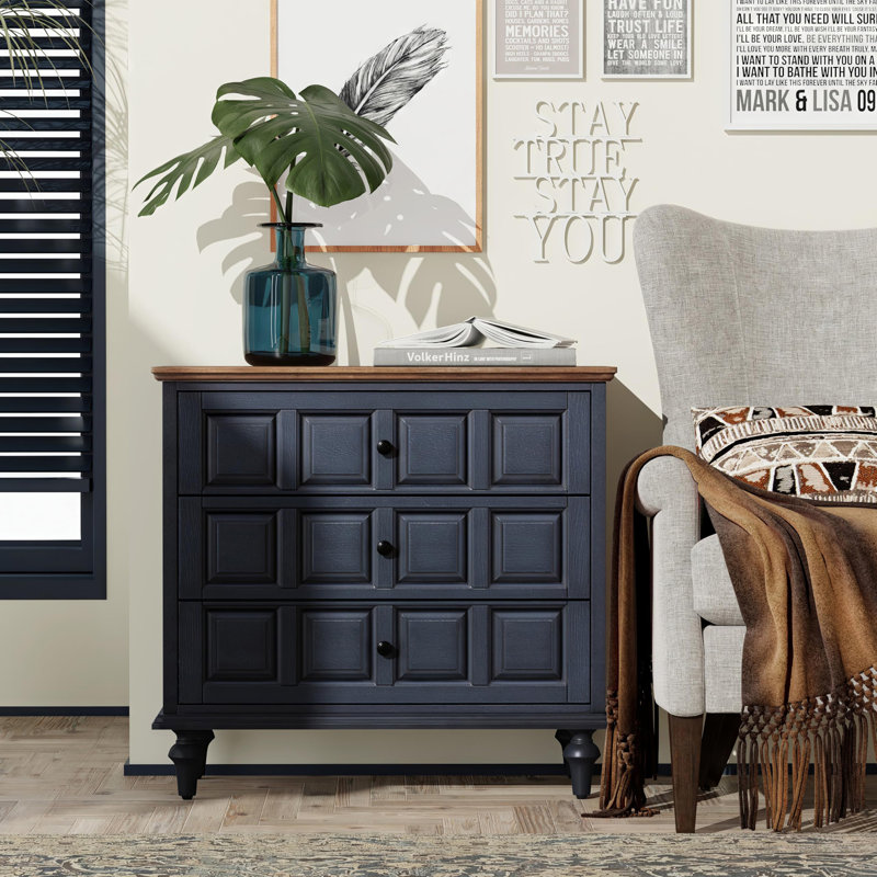 Commode 3 tiroirs Retro