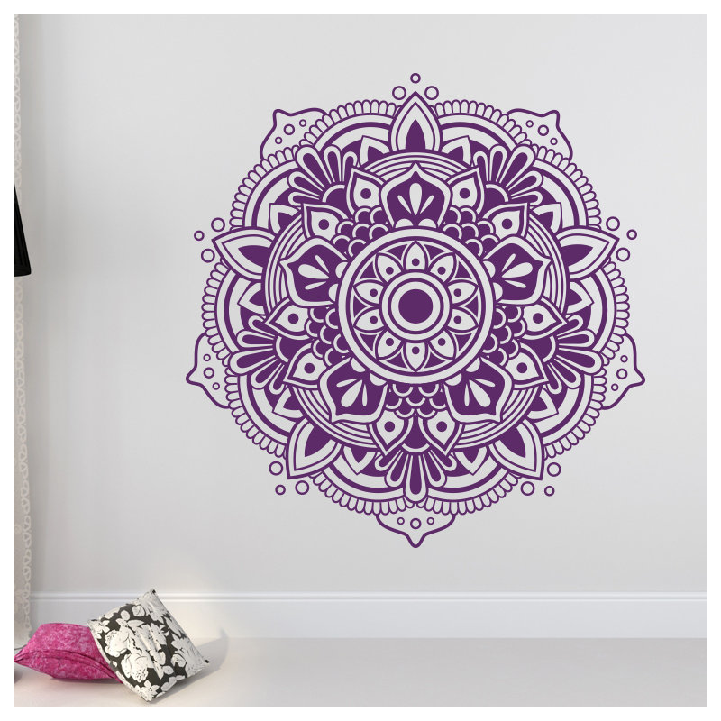 Décalcomanie murale bohémien Buller, Violet