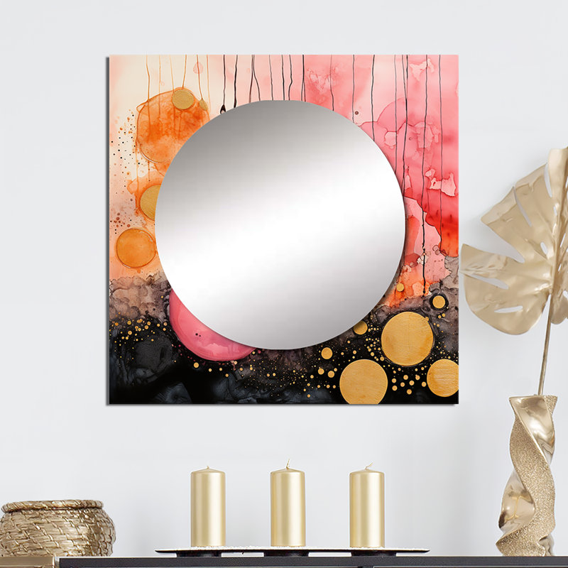 Art mural en miroir Escape To Serenity, 29 po x 29 po