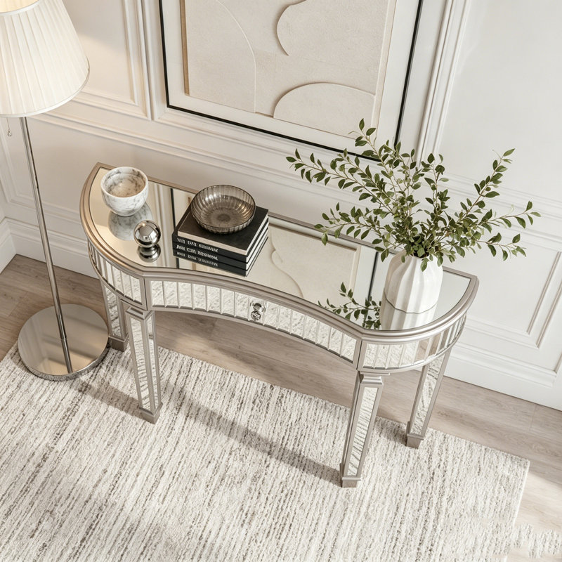 Console Table, Golden,Silver