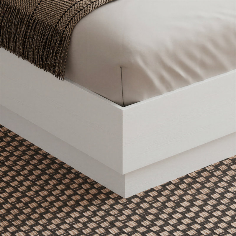 Jodeen Platform Bed, Full, White
