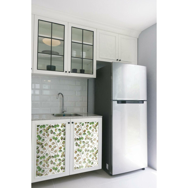 Rouleau de papier peint 16,5 pi x 20,5 po, Vert/blanc