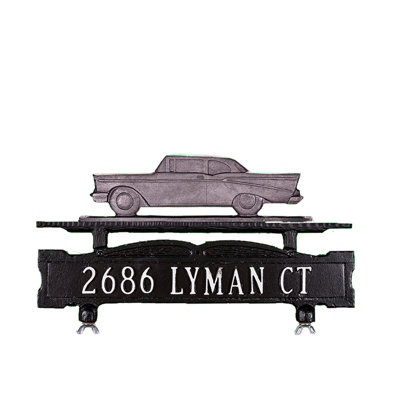 Metal Mailbox Sign
