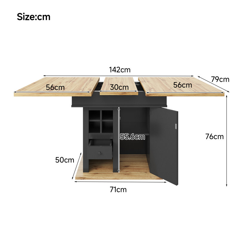 Wood Kitchen Island