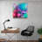 Stunning Decorative Tempered Glass Painting, 19.7 x 19.7 Inches | 100% Tempered Glass, Thickness: 0.16 Inches | UV Printing for Vibrant Colors | Perfect for Home Décor, Living Room or Office Wall Art