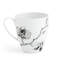 Black Orchid Porcelain Coffee Mug