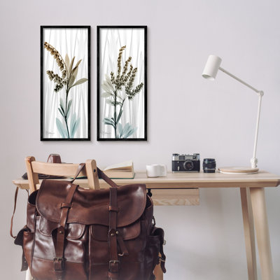 A2-601-Giclee " Modern Snowdrops Flowers " by Albert Koetsier 2 - Pieces