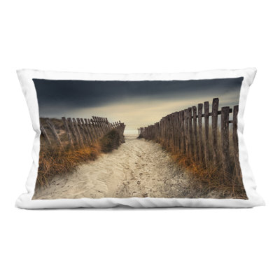 The Path That Lead To You Decorative Printed Throw Pillow design by 1x