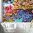 Vibrant Graffi Street Paint Peel & Stick Abstract Border-93867979