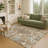 Machine Washable Indoor/Outdoor Chantille ACN2334 Floral Rug-1499198222