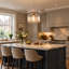 1-Light Cylindrical Glass Kitchen Island Pendant-757725632