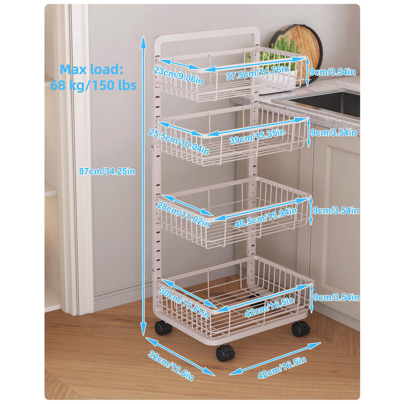 87cm H x 42cm W Food Storage Container