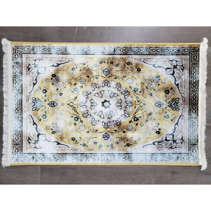 Covin Chenille Oriental Indoor Rug, Rectangle 2'7" x 4'11"